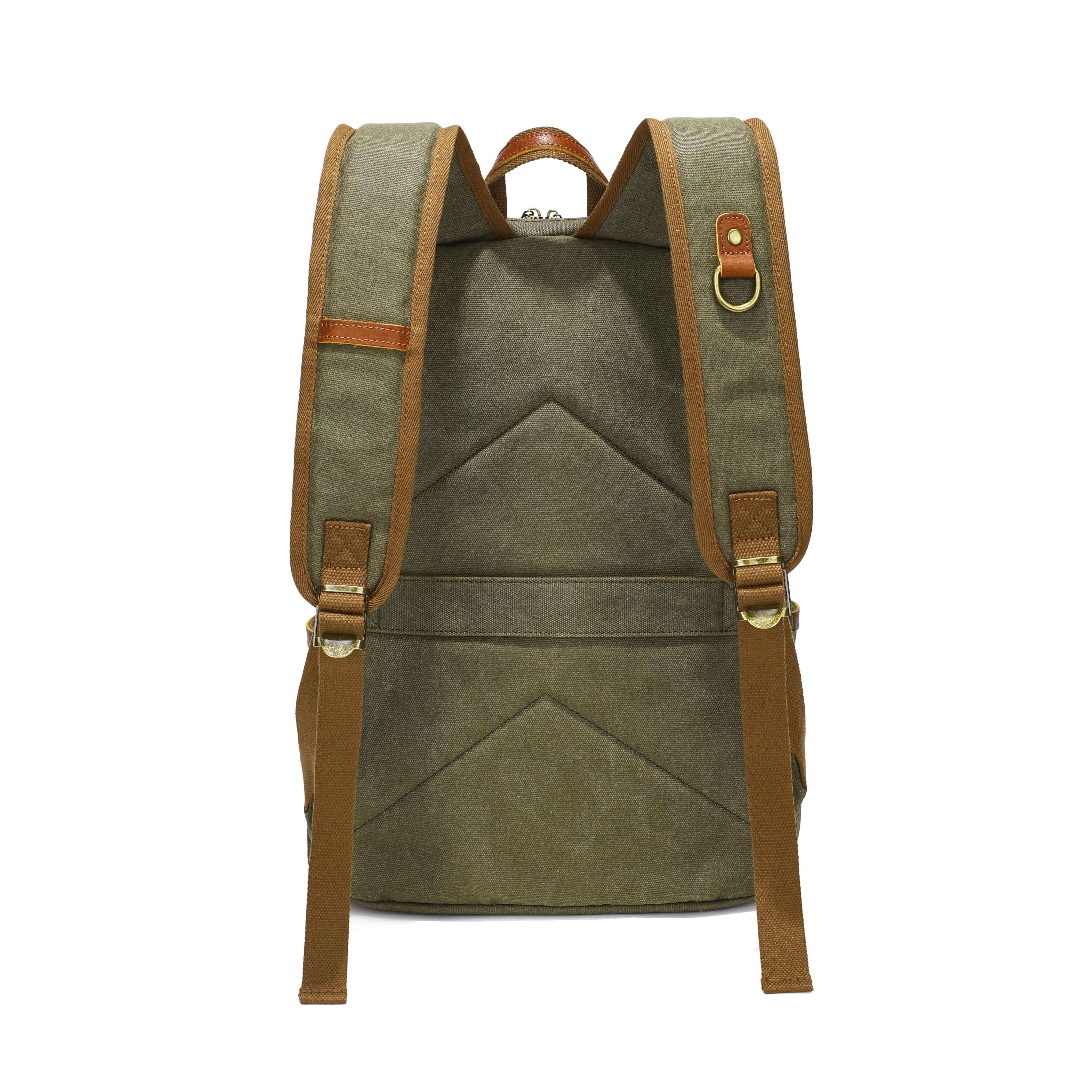 Premium Crafted Canvas Backpack - Fits 16" Laptops 19L