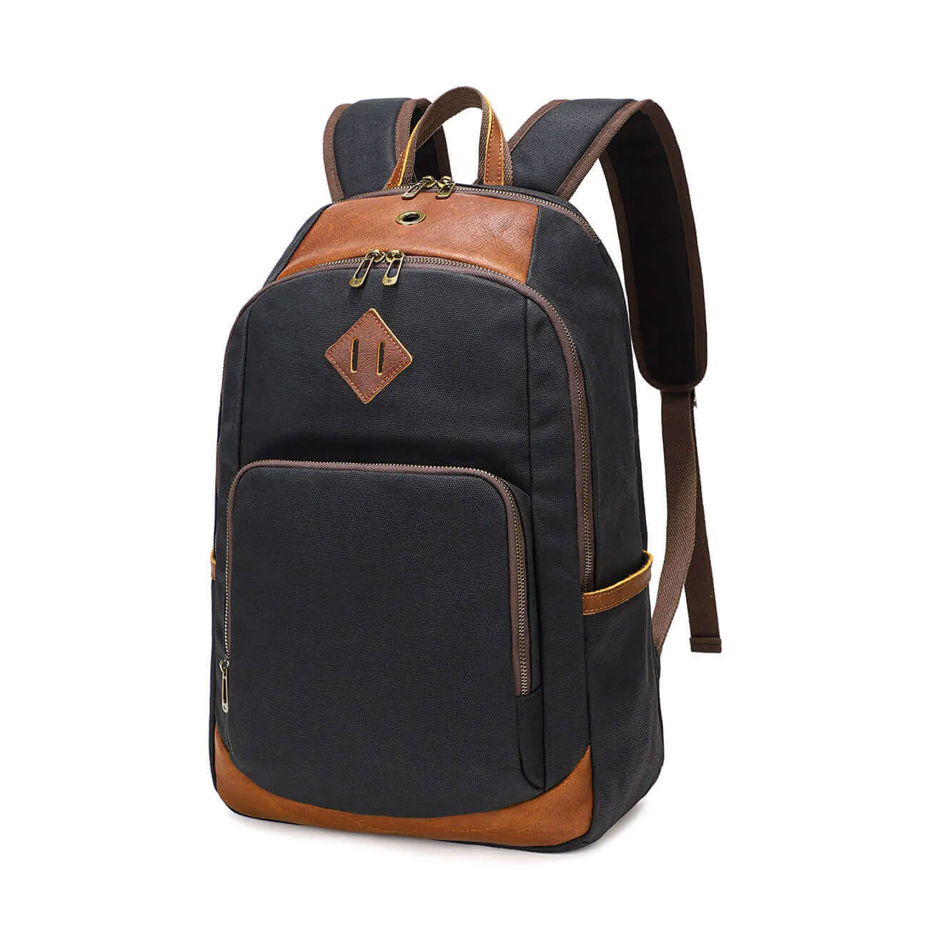 Premium Crafted Canvas Backpack - Fits 16" Laptops 19L