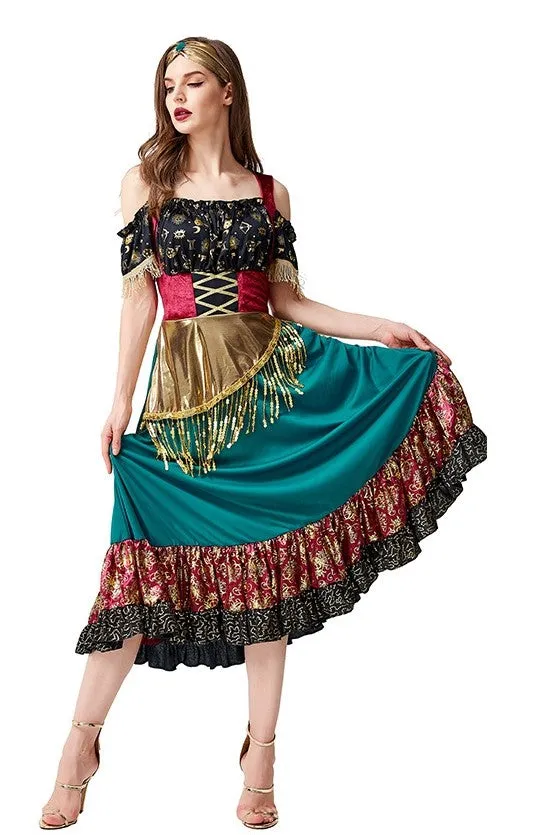 Premium Gypsy Halloween Sexy Womens Costume