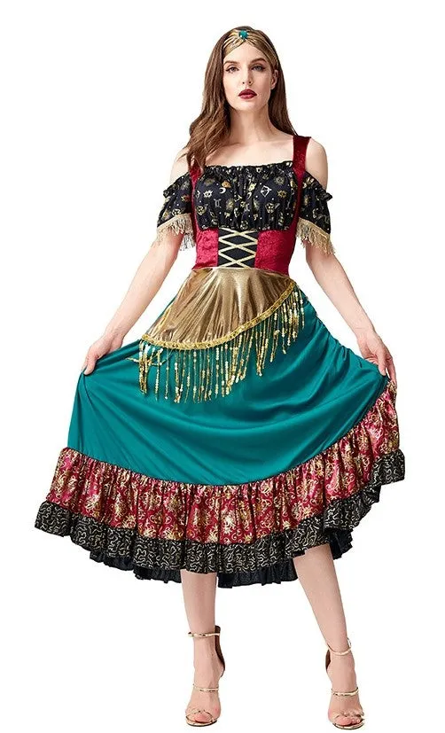 Premium Gypsy Halloween Sexy Womens Costume