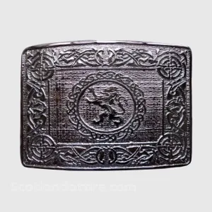 Premium Lion Rampant Kilt Belt Buckle - High-Quality Scottish Heritage Accessory