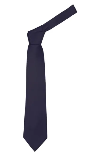 Premium Microfiber Indigo Blue Necktie