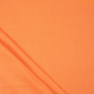 Premium Orange Pure Cotton Plain Fabric