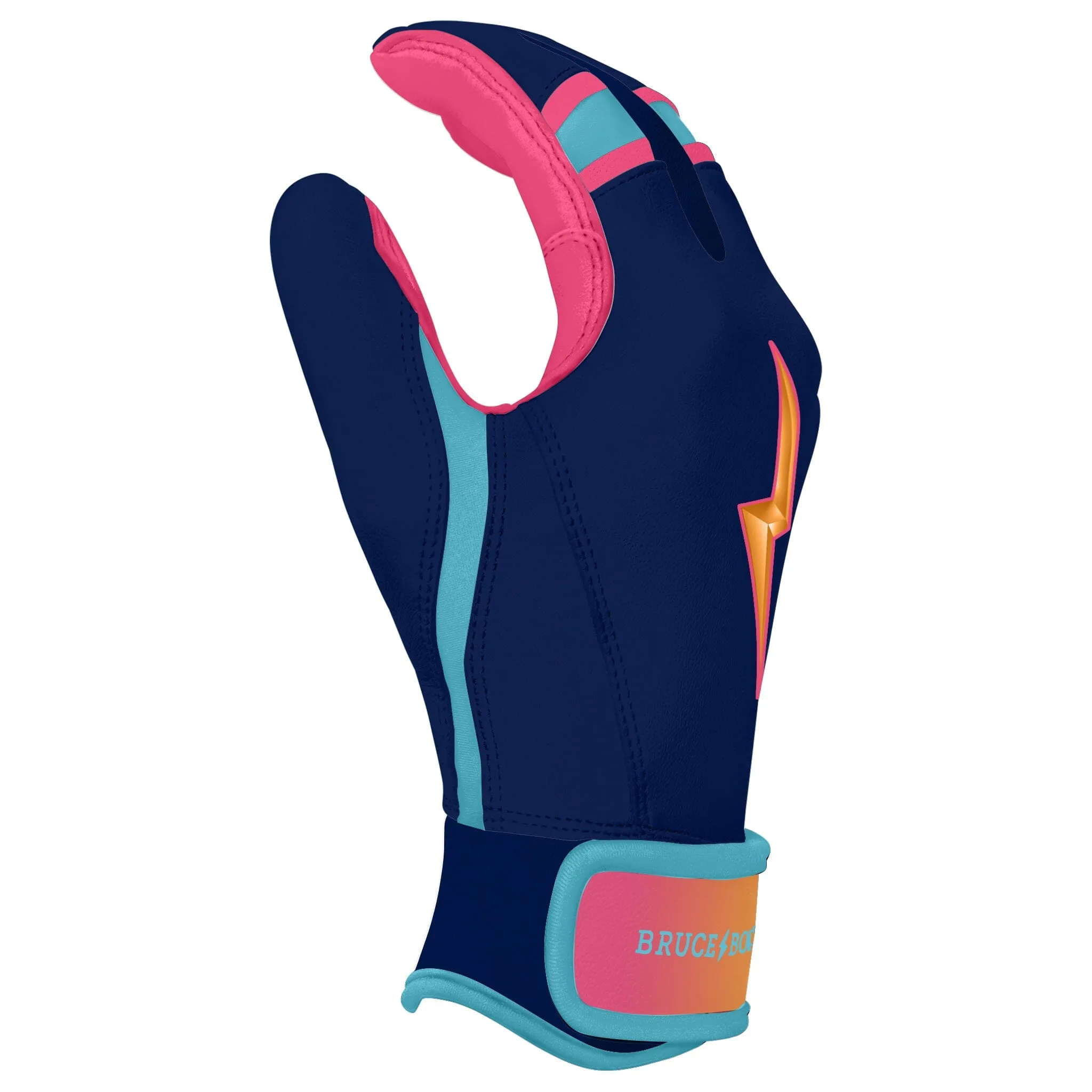 PREMIUM PRO Creator Series Short Cuff Batting Gloves | SUNSET