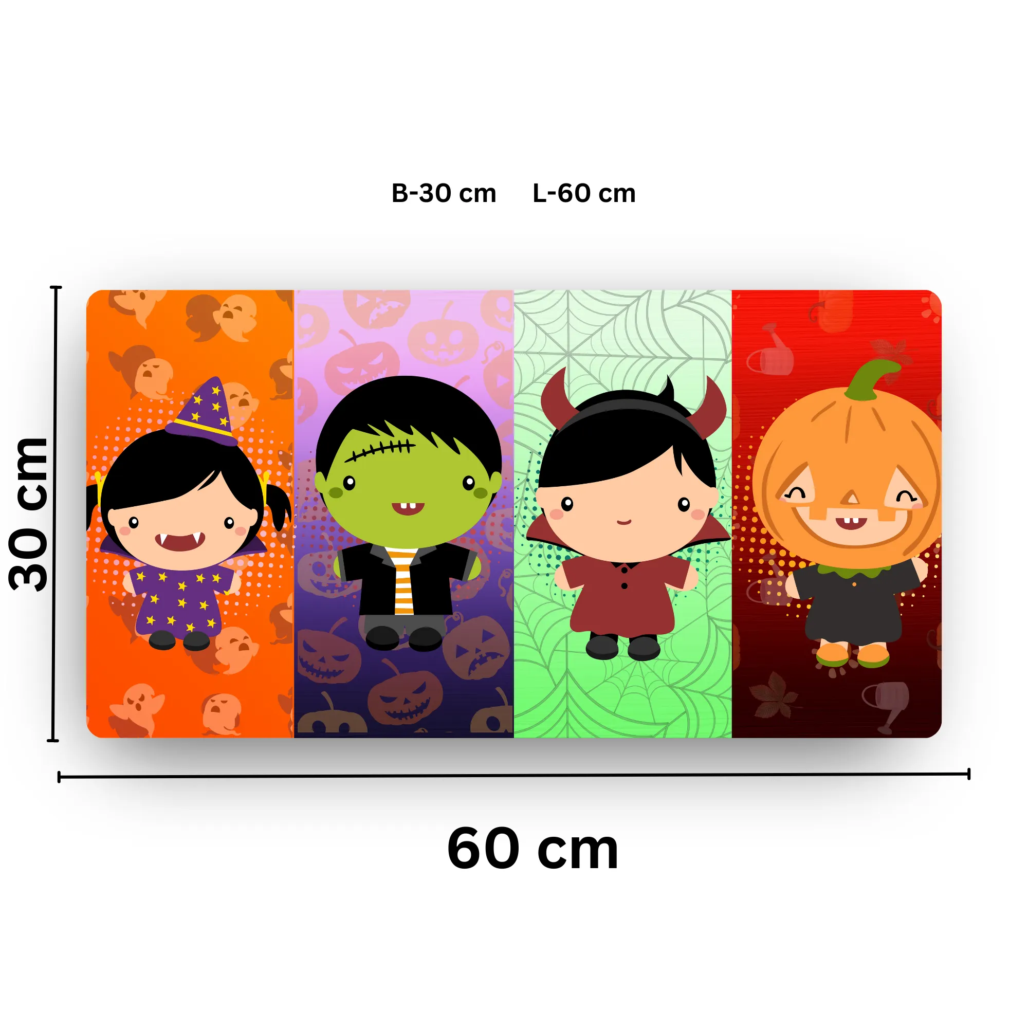 Premium PU Leather Mouse Pads | Non-Slip |Waterproof | Stylish & Durable | Cute Monster Kids