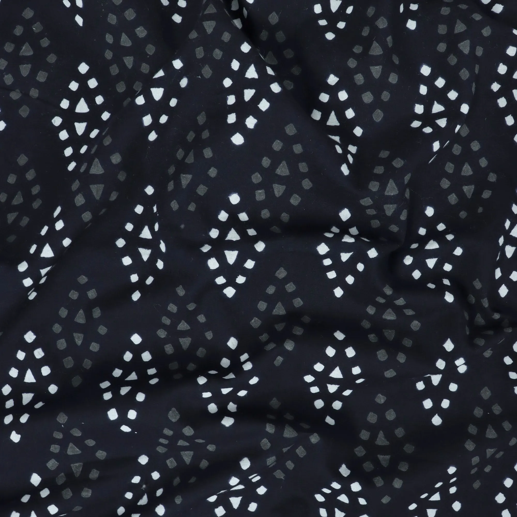 Premium Quality Black And White Cotton Fabric