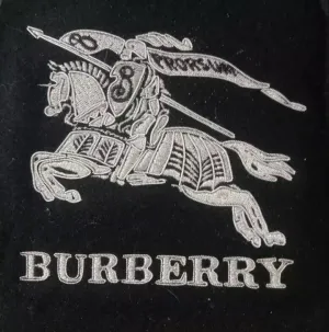 Premium Quality Handmade Embroidered BURBERRY Patch