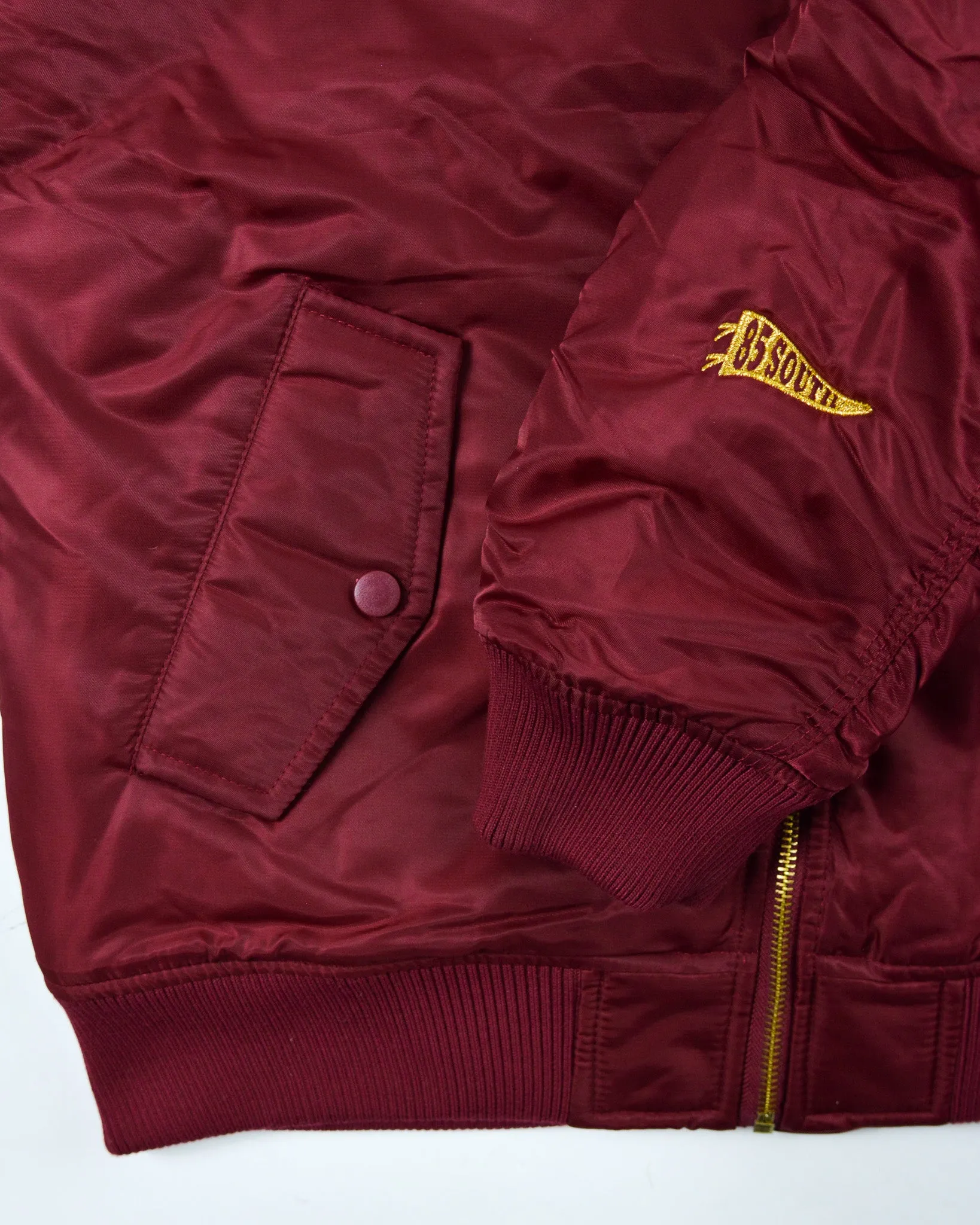 Premium South Bomber Jacket - Merlot