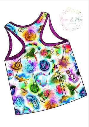 PREORDER - Seasonal Prints - Symbols - WOMEN'S Racerback Tank