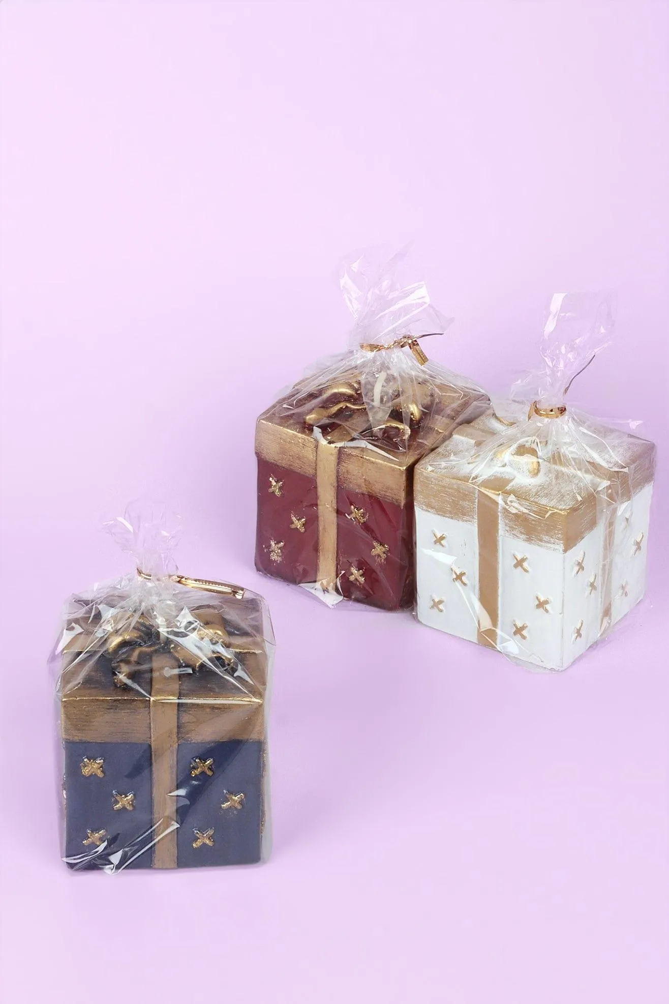 Present Box-Shaped Candles