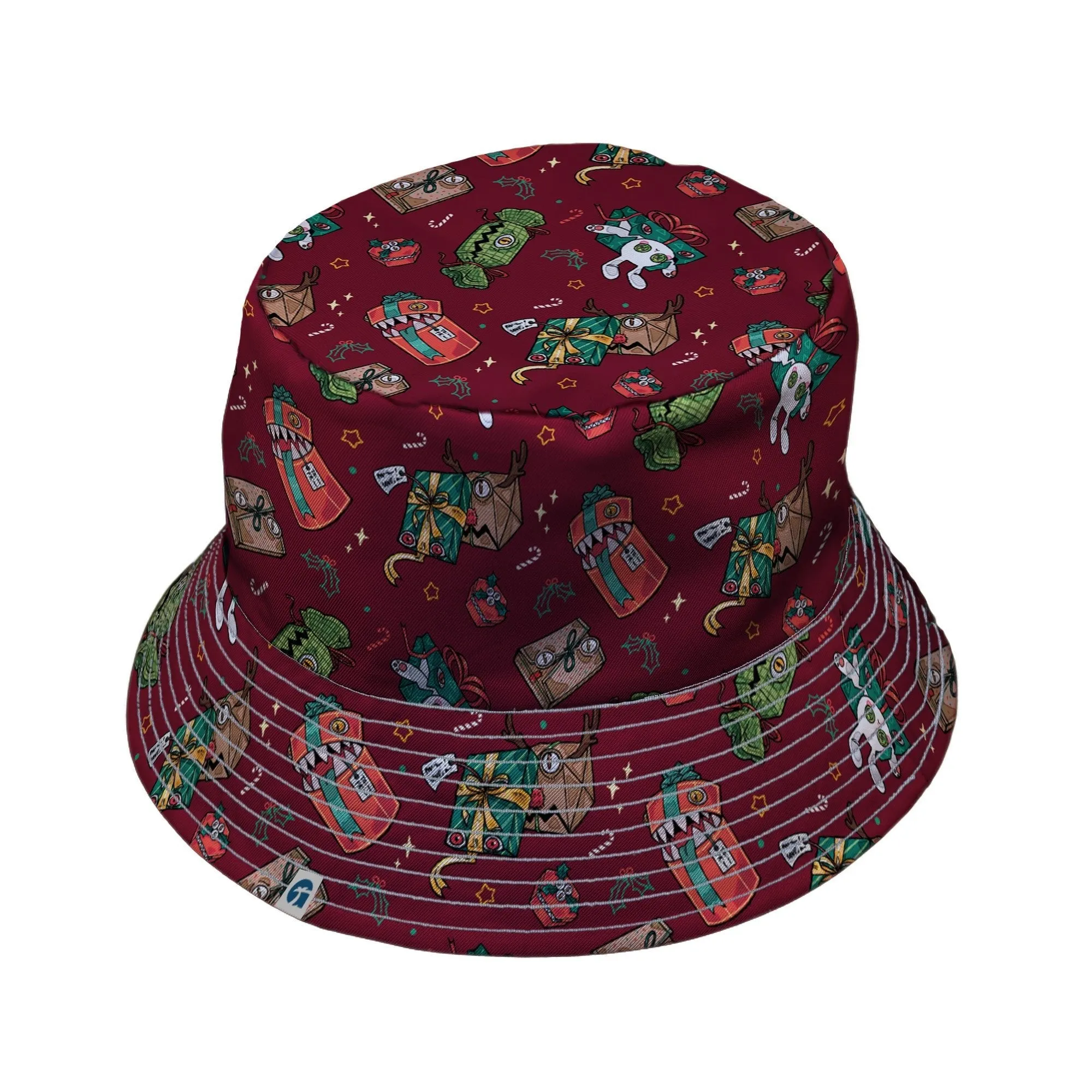 Present Mimics Red Bucket Hat