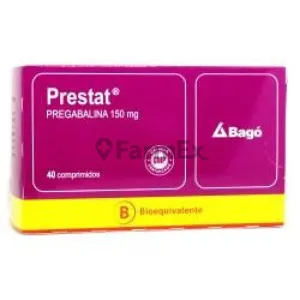 Prestat 150 mg x 40 comprimidos susc-1 de 4 meses