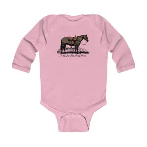 Pretty Girls Ride Pretty Horses Infant Long Sleeve Bodysuit