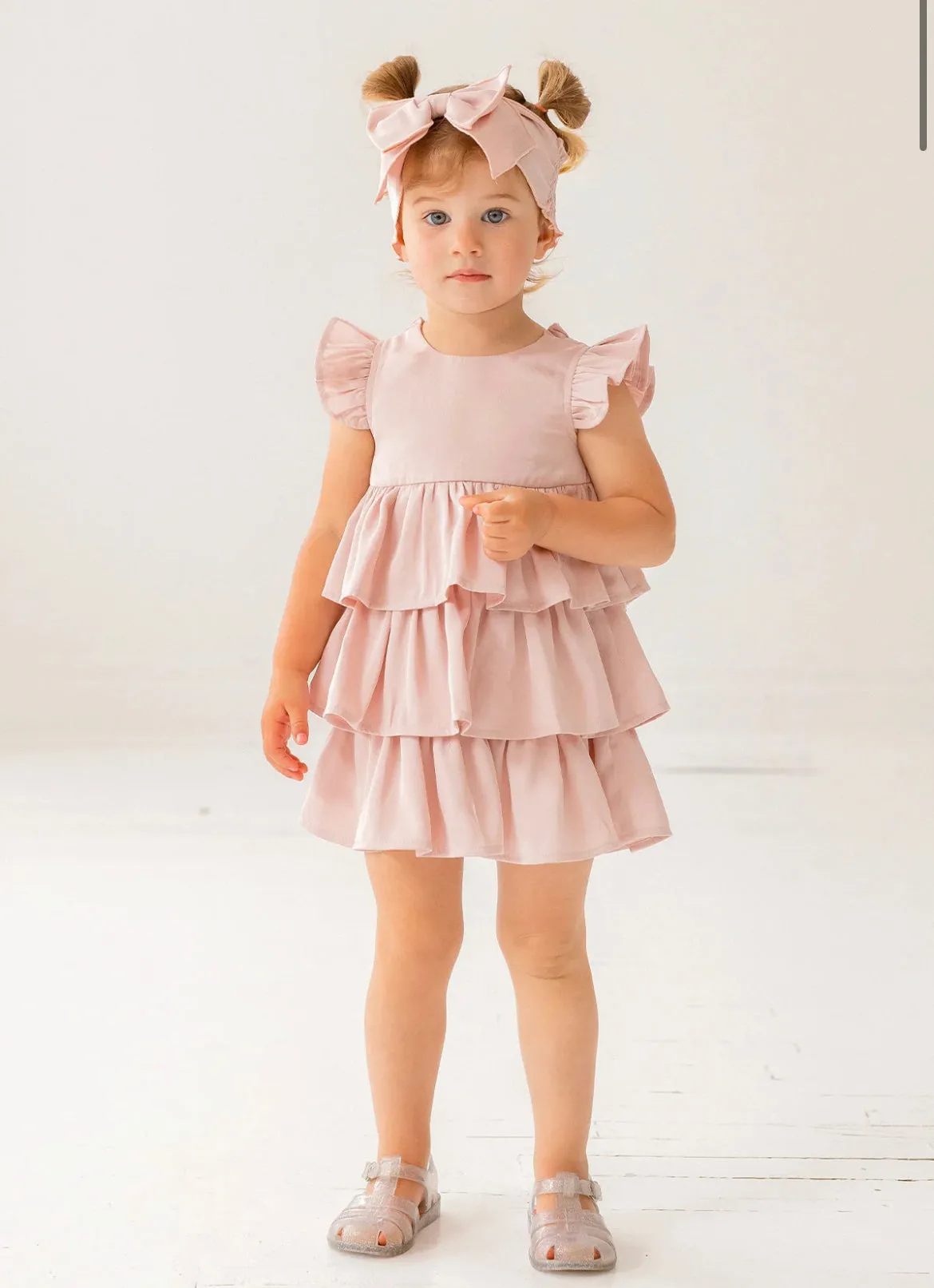 Pretty In Pink Tiered Dress