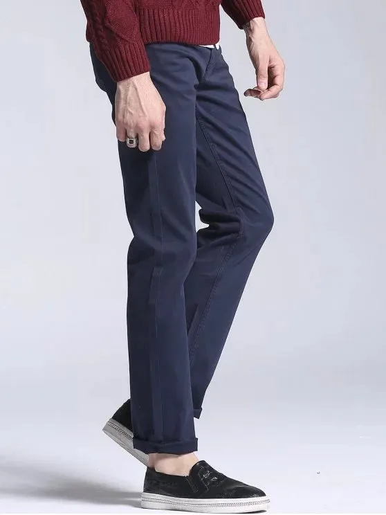 Pretty Slim Fit Stretch Casual Pants