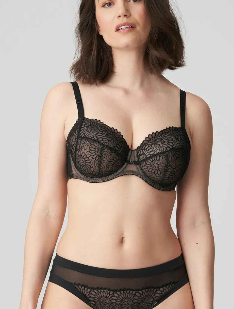 PrimaDonna Sophora Full Cup Wire Bra, Black | Black PrimaDonna Full Cup Bra | PrimaDonna Sophora Underwire Bra