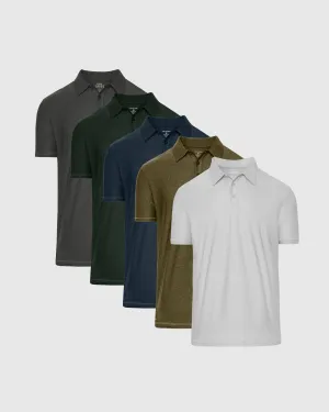 Prime Fresh Active Polo 5-Pack