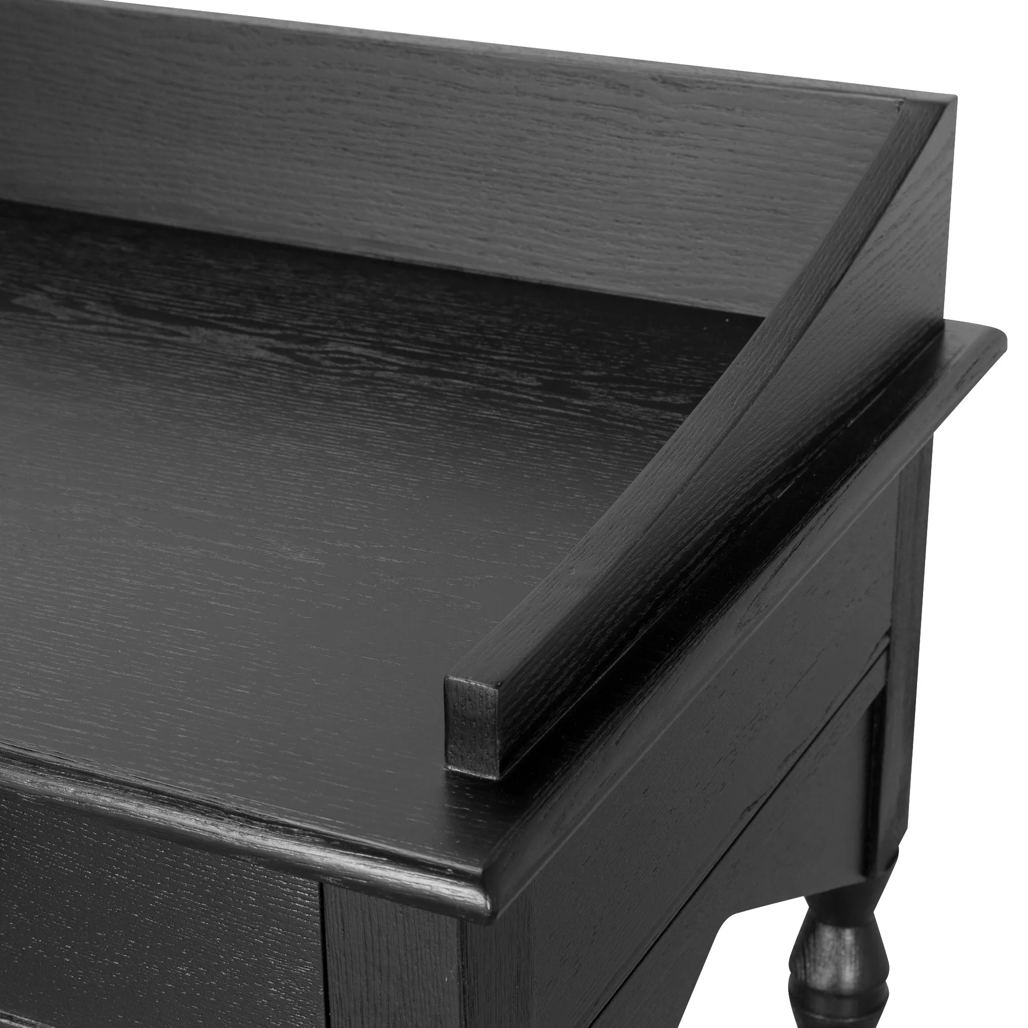 Primrose 1.45m Console Table - Black