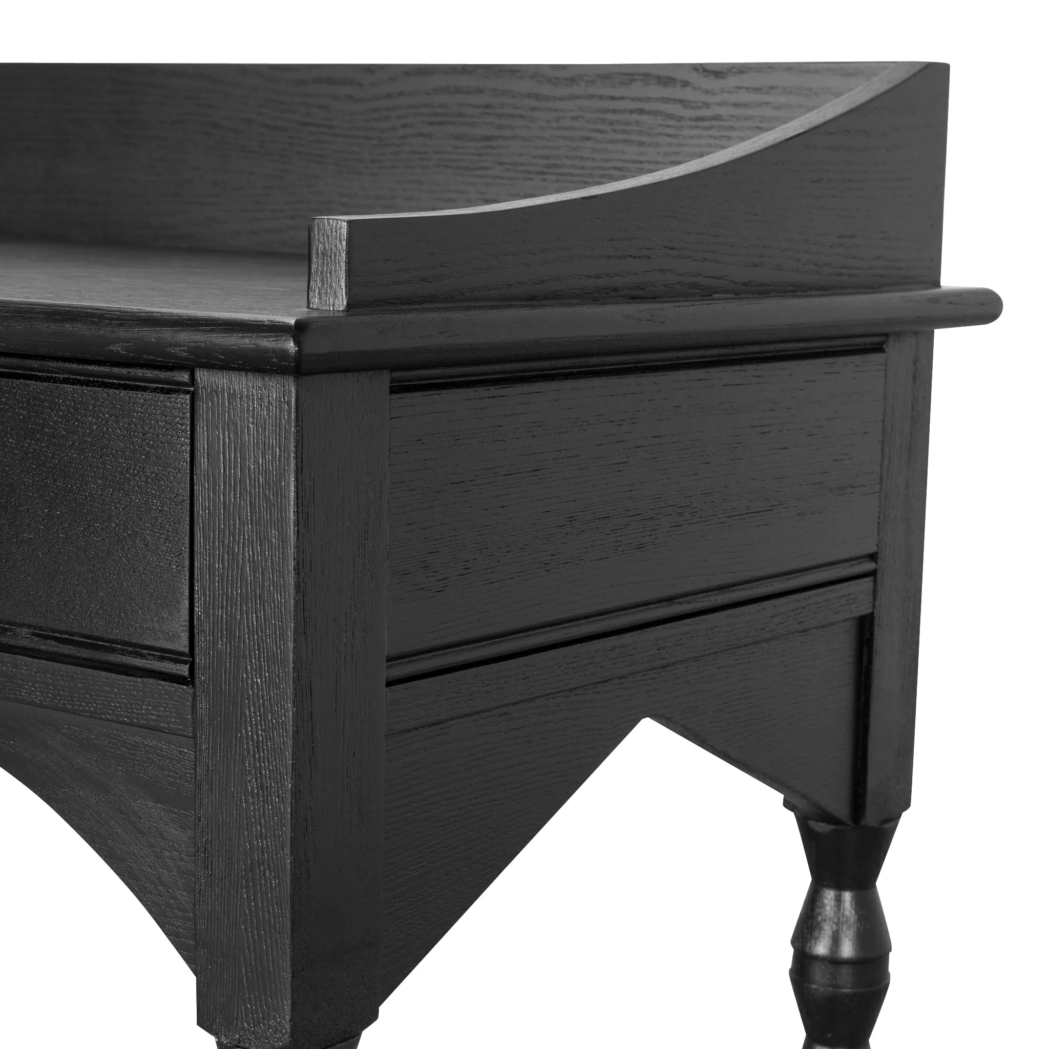 Primrose 1.45m Console Table - Black