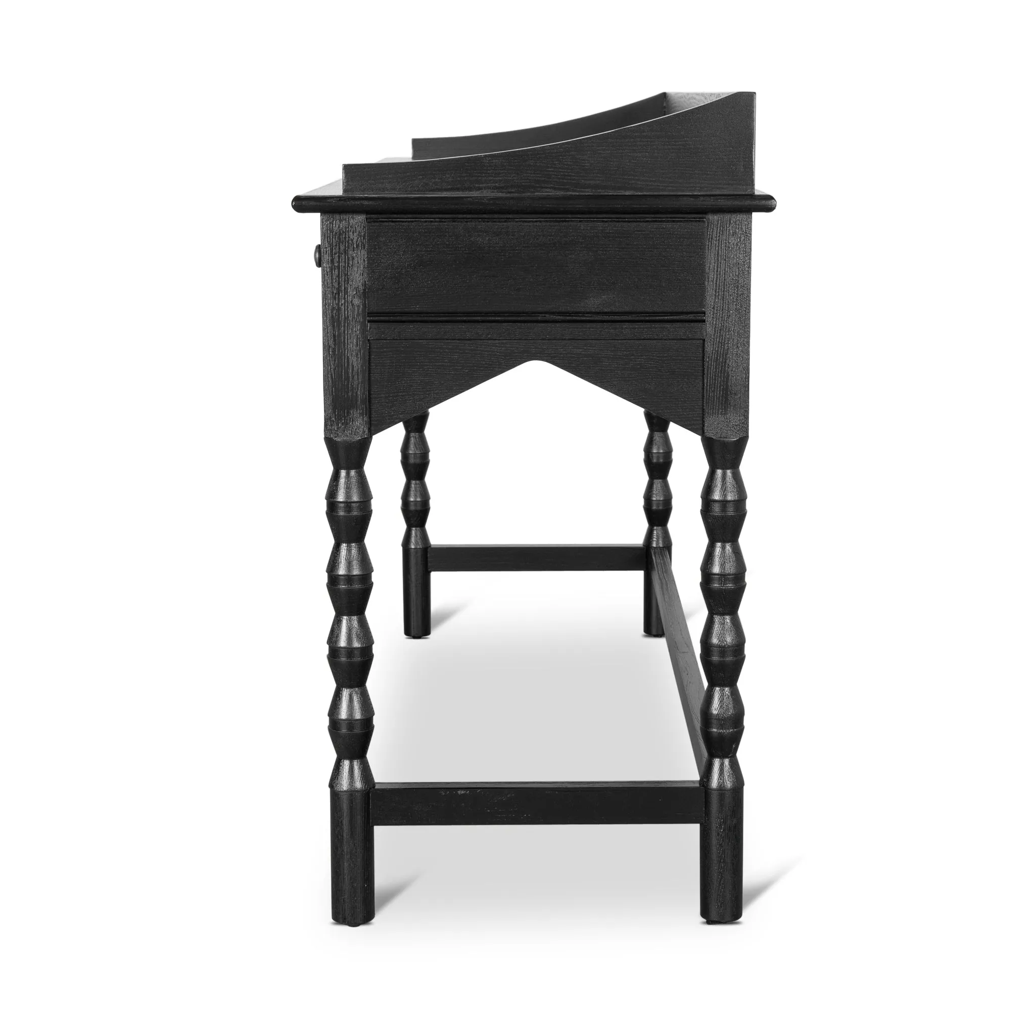 Primrose 1.45m Console Table - Black