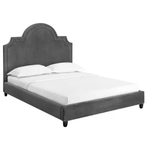 Primrose Performance Velvet Platform Bed