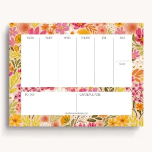 Primrose Weekly Planner Notepad