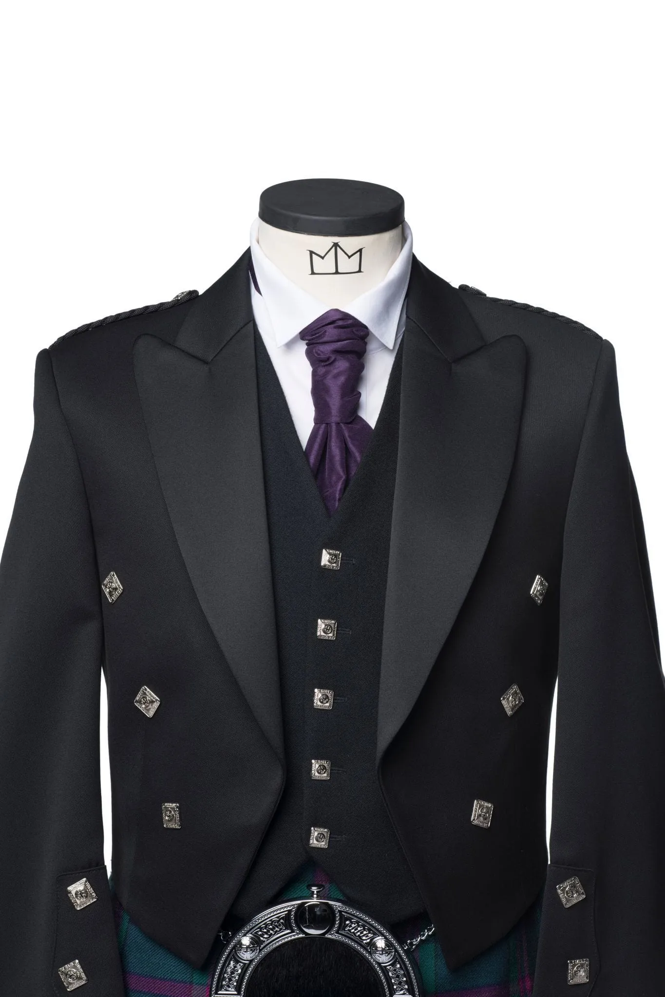 Prince Charlie Kilt Jacket and 5 Button Waistcoat