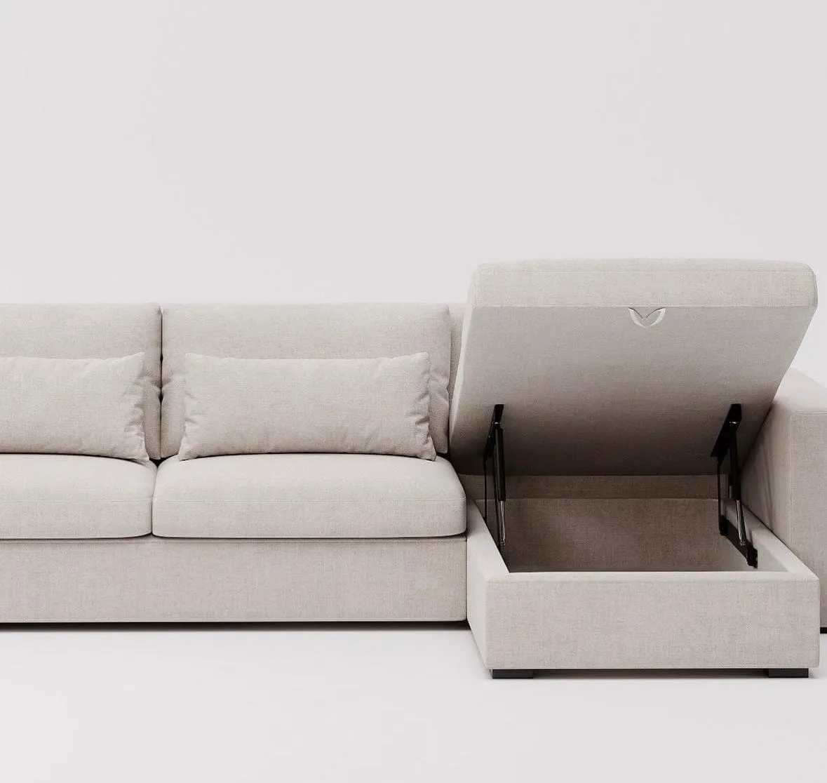 Prince Sectional Storage Sofa