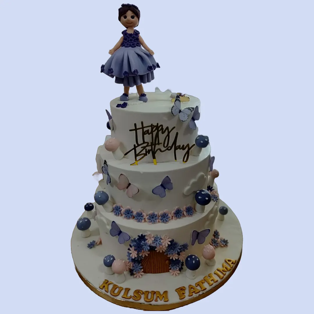 Princess Doll Cake with Topper