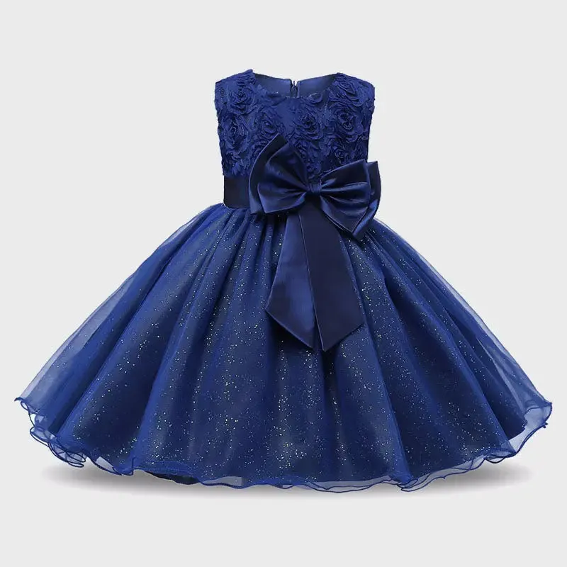 Princess Flower Girl Dress Summer Tutu Wedding Birthday Party Dresses