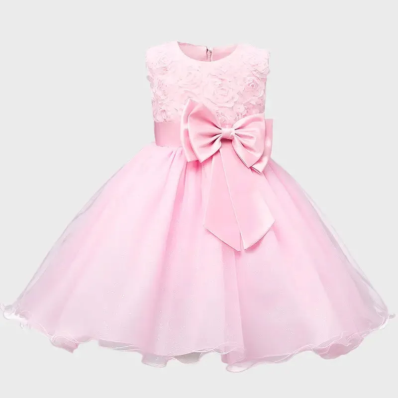 Princess Flower Girl Dress Summer Tutu Wedding Birthday Party Dresses