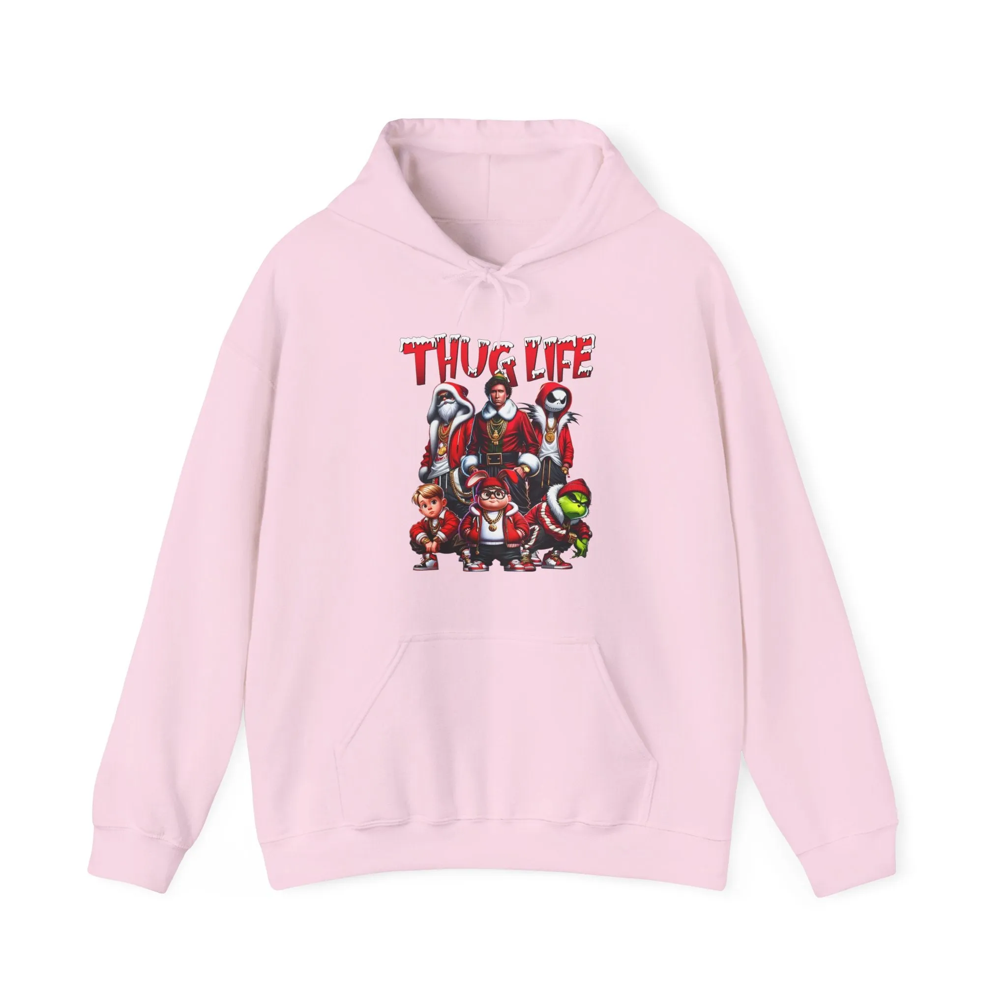 Princess Grace  Thug Life Unisex Heavy Blend Hoodie  Fun Cartoon Graphic Sweatshirt