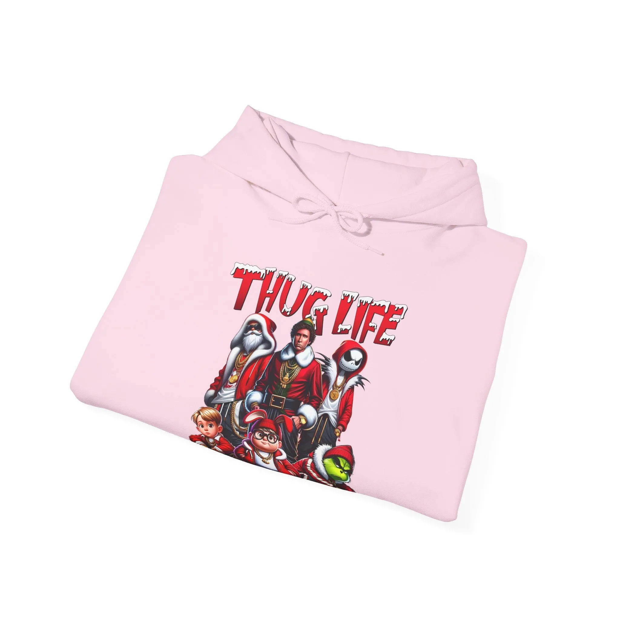 Princess Grace  Thug Life Unisex Heavy Blend Hoodie  Fun Cartoon Graphic Sweatshirt