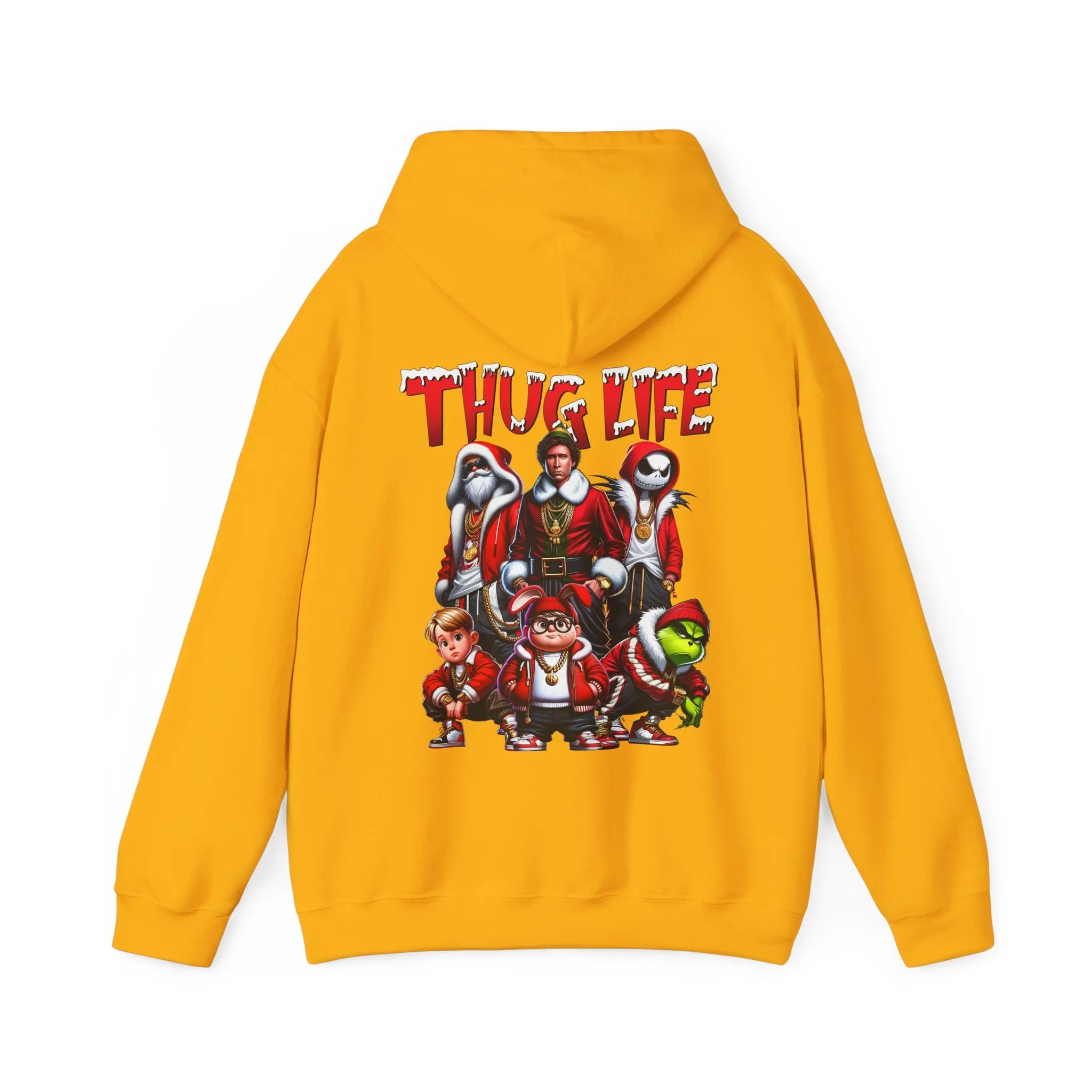 Princess Grace  Thug Life Unisex Heavy Blend Hoodie  Fun Cartoon Graphic Sweatshirt