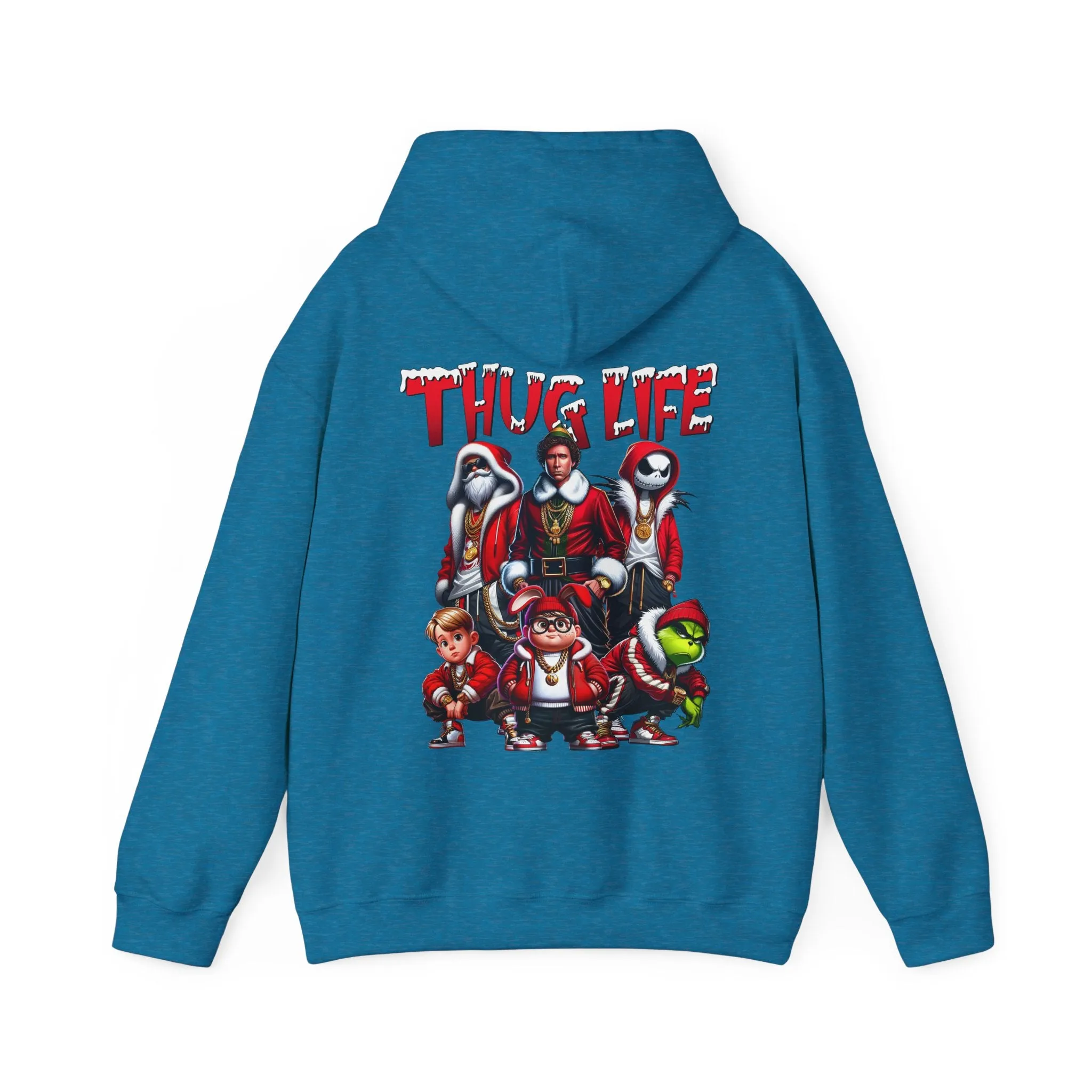 Princess Grace  Thug Life Unisex Heavy Blend Hoodie  Fun Cartoon Graphic Sweatshirt