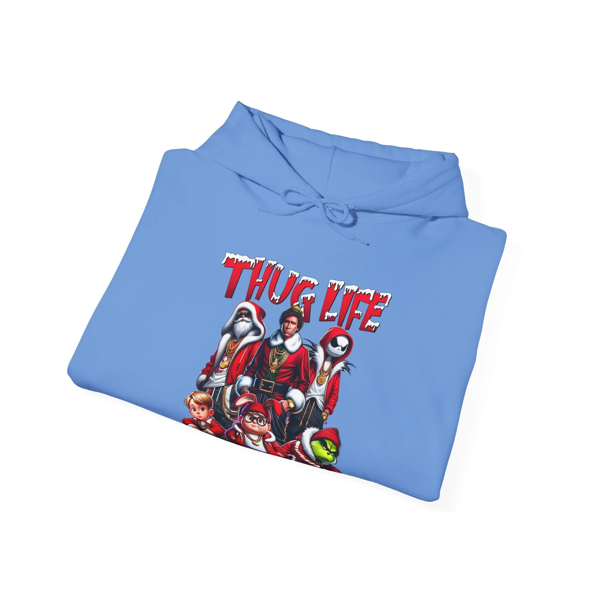 Princess Grace  Thug Life Unisex Heavy Blend Hoodie  Fun Cartoon Graphic Sweatshirt