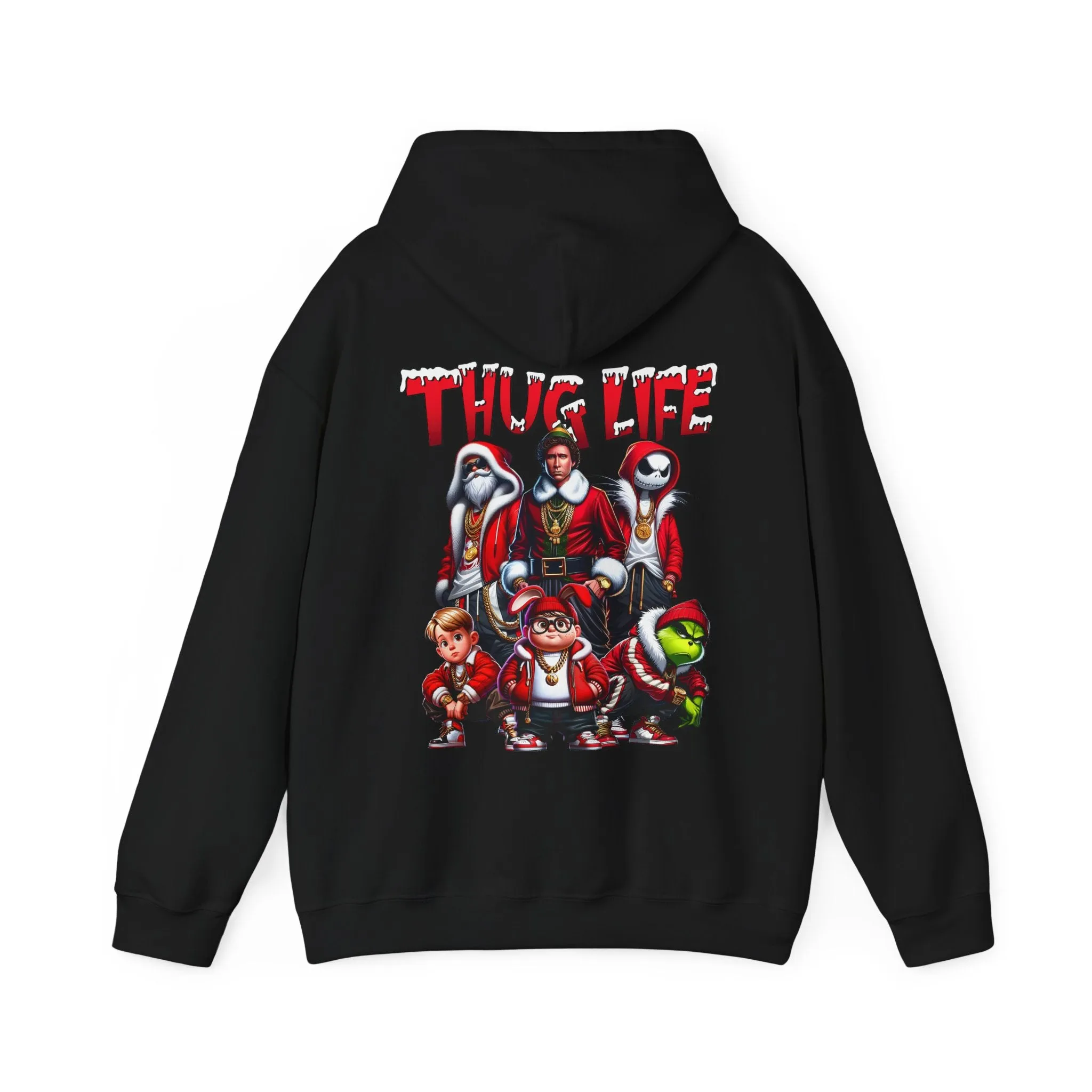 Princess Grace  Thug Life Unisex Heavy Blend Hoodie  Fun Cartoon Graphic Sweatshirt