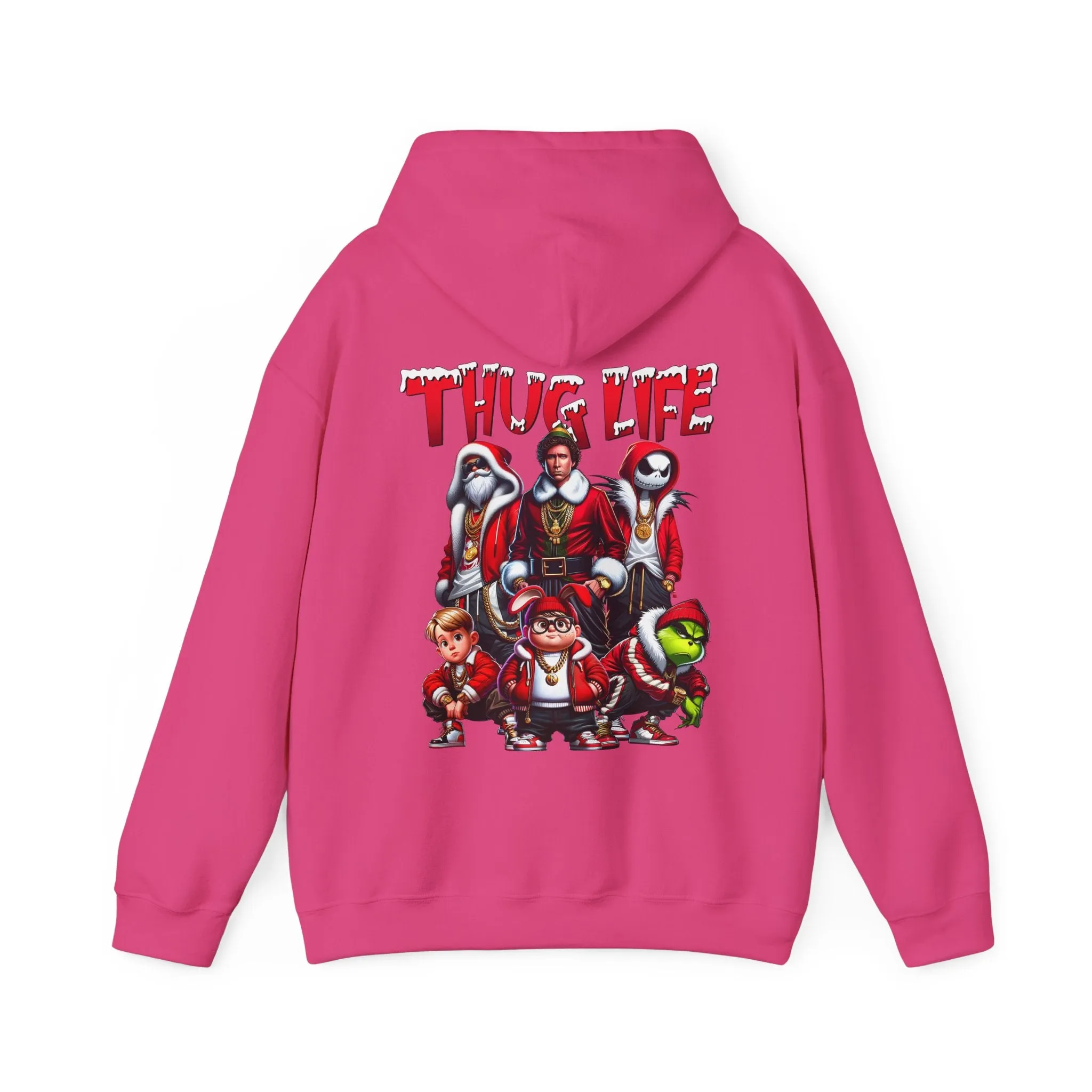 Princess Grace  Thug Life Unisex Heavy Blend Hoodie  Fun Cartoon Graphic Sweatshirt