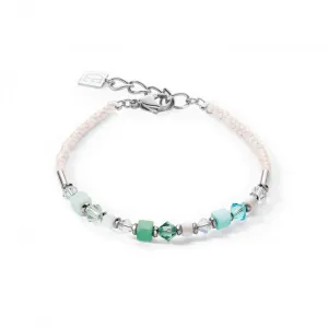 Princess Shape Mix Mint Green Bracelet 4239/30-0522