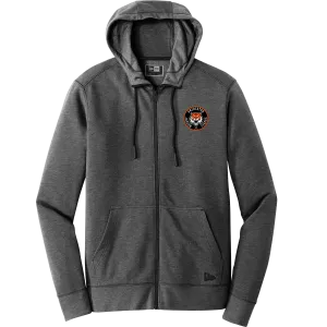 Princeton Jr. Tigers New Era Tri-Blend Fleece Full-Zip Hoodie