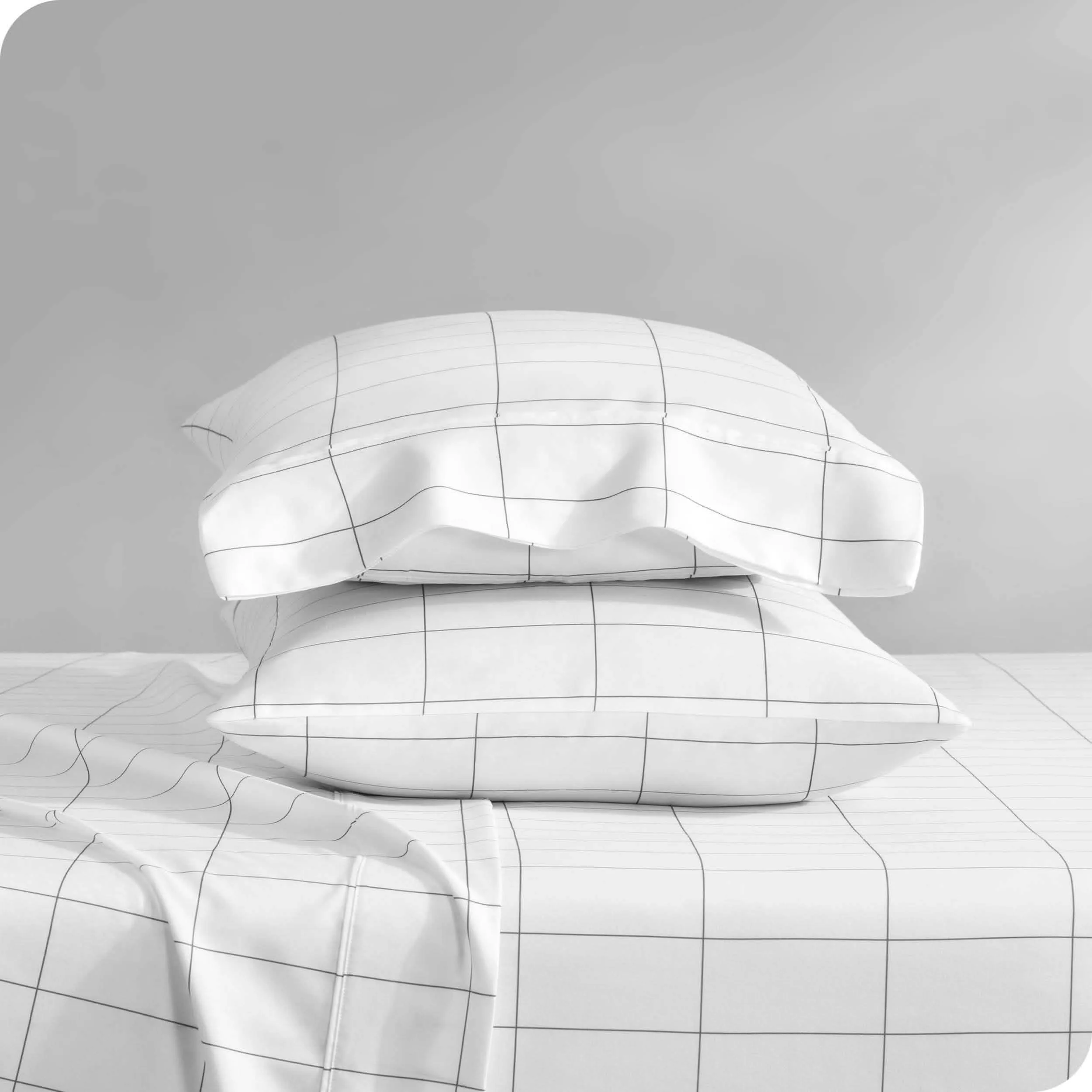 Print Microfiber Hydro-Brushed Sheet Set - Full