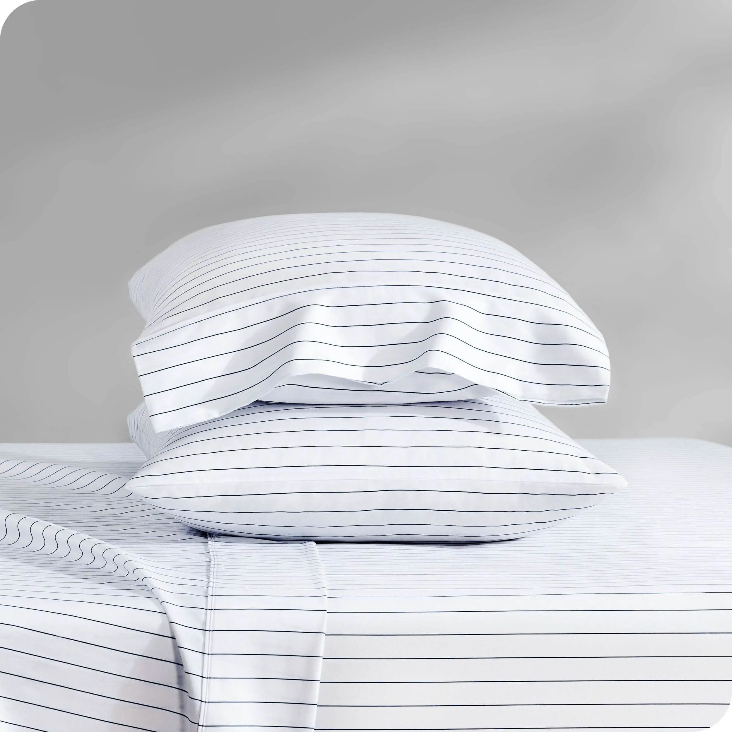 Print Microfiber Hydro-Brushed Sheet Set - Full