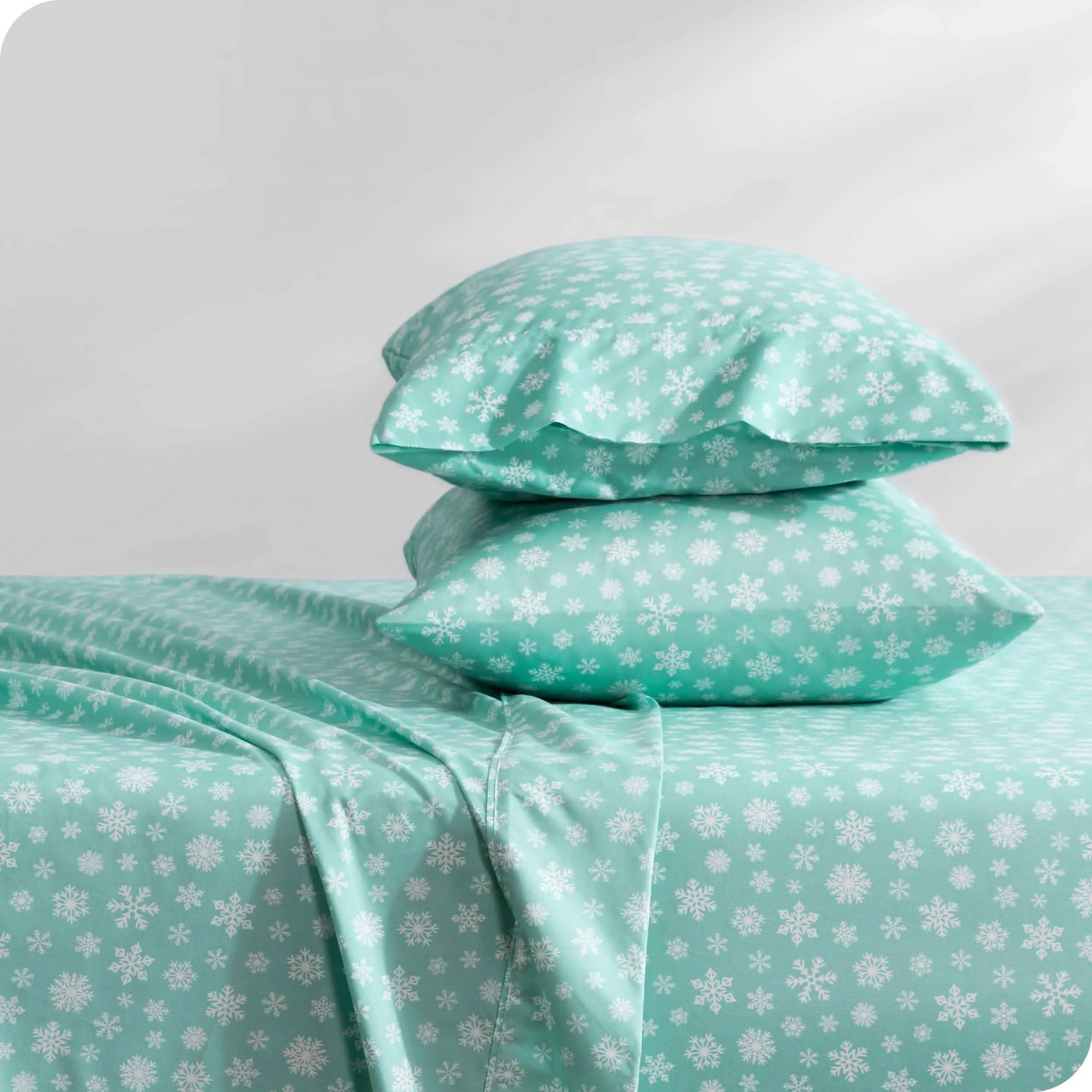 Print Microfiber Hydro-Brushed Sheet Set - Full