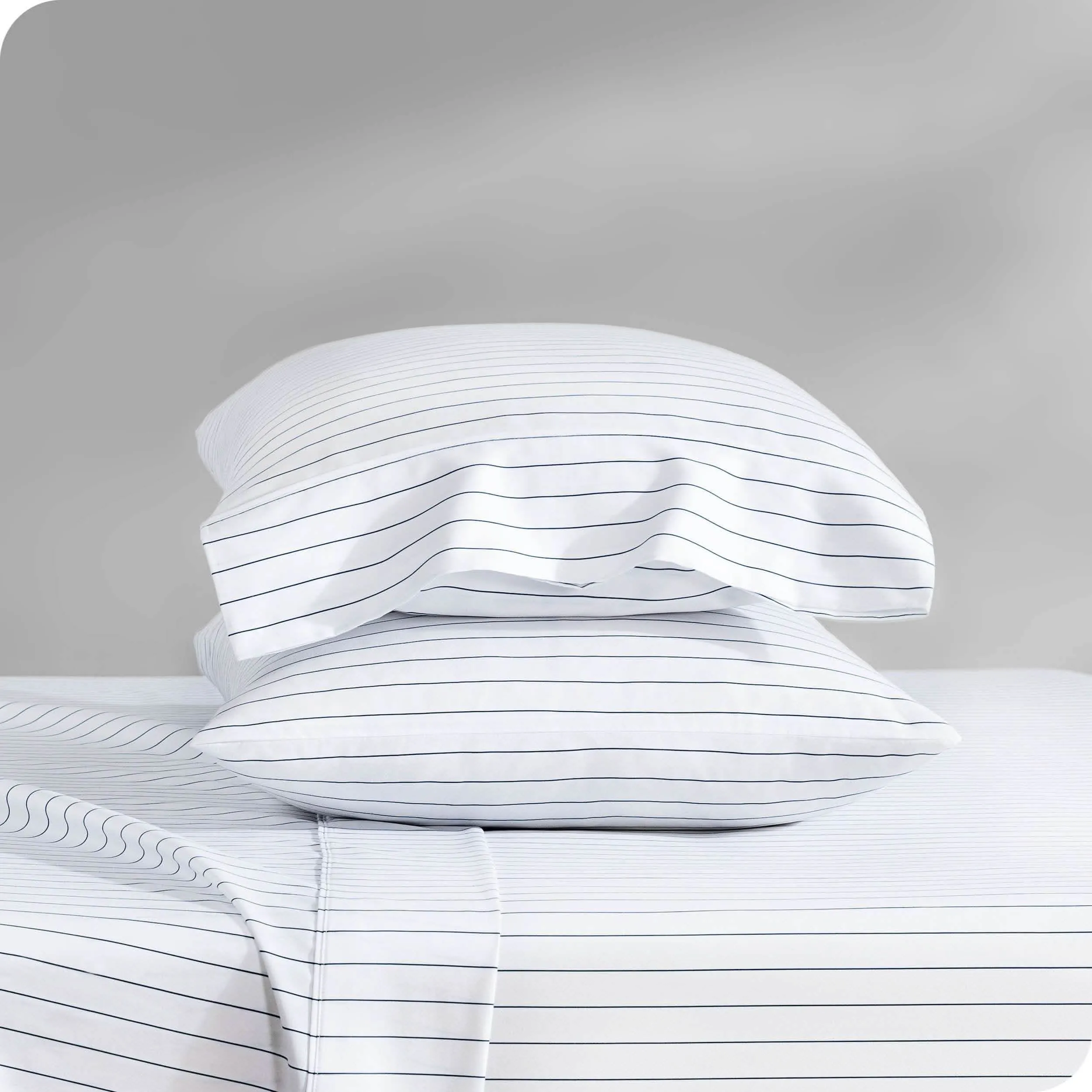 Print Microfiber Hydro-Brushed Sheet Set - Full