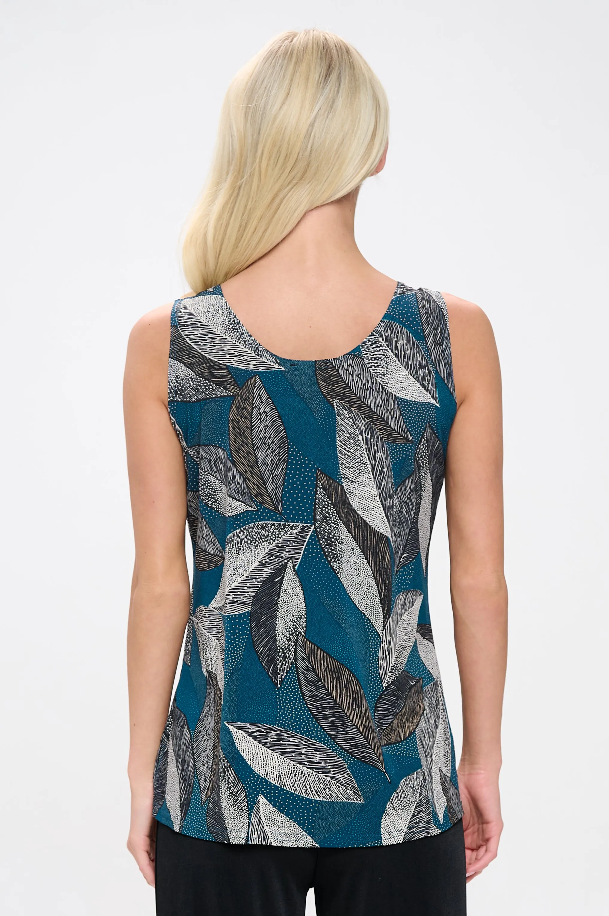 Print Sleeveless Tank Top-2060HT-TRP1-W447