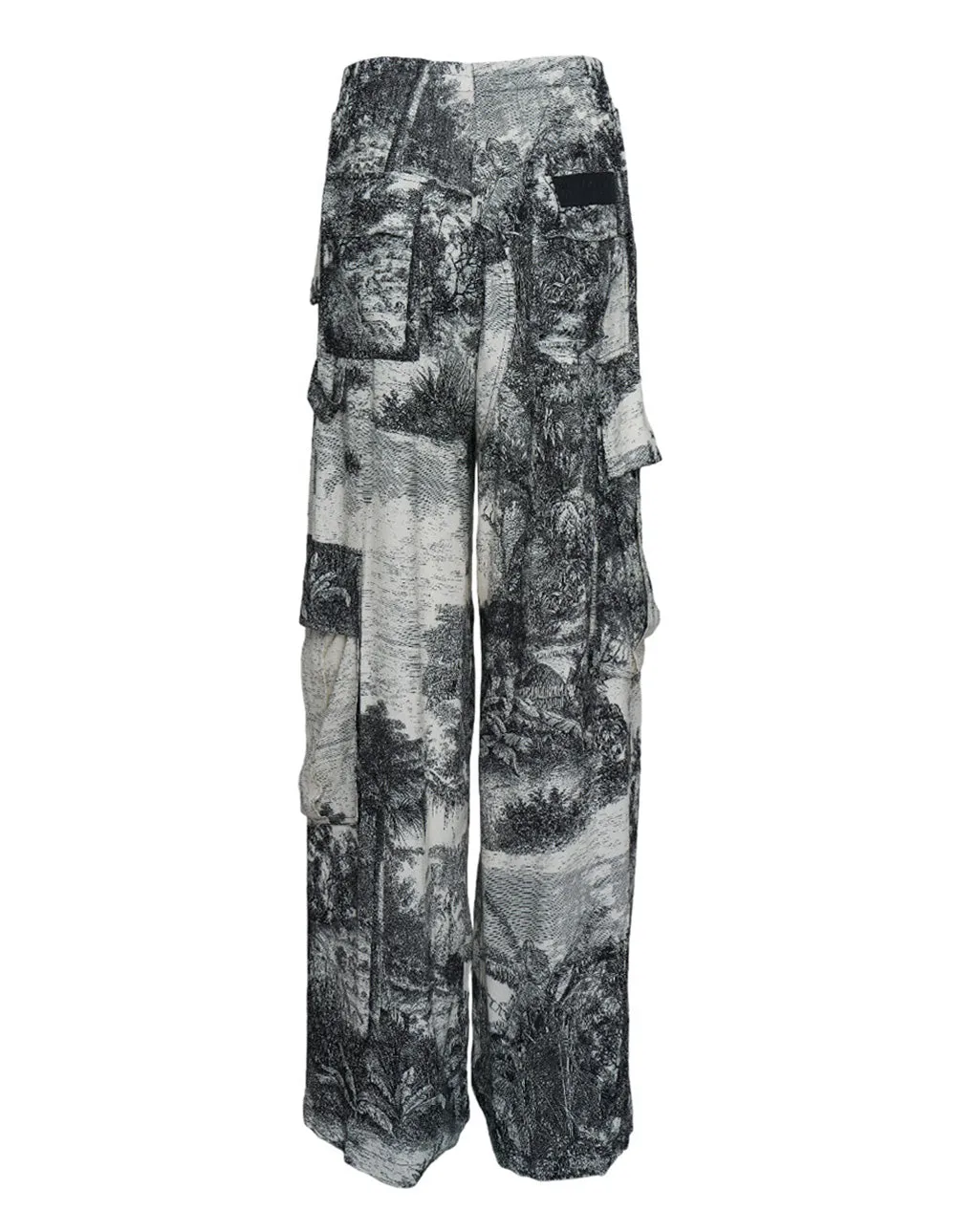 Printed Cargo Pants