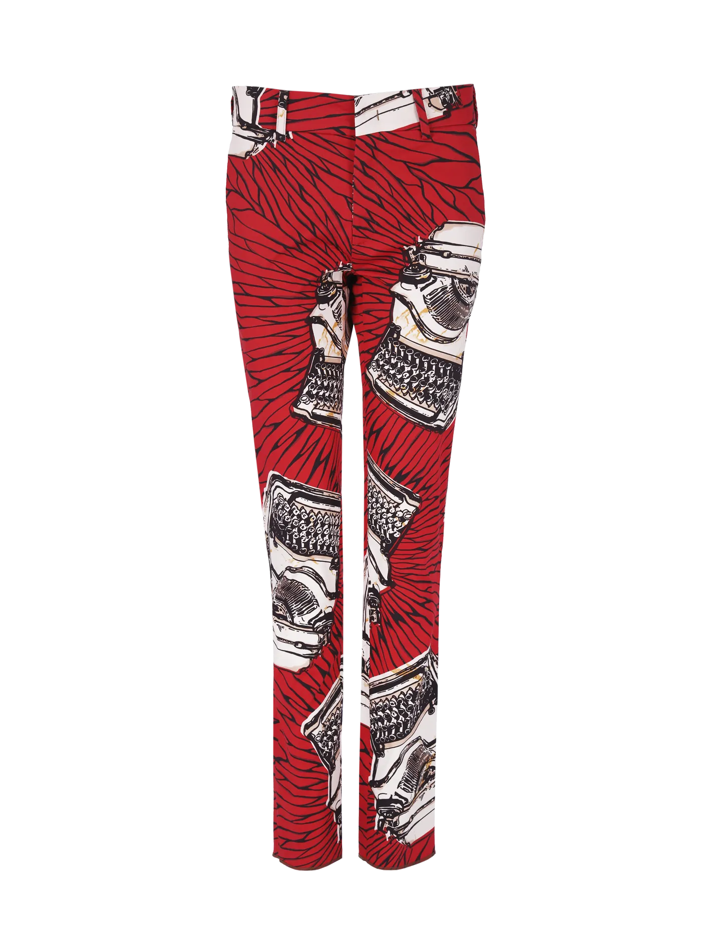 printed casual trousers