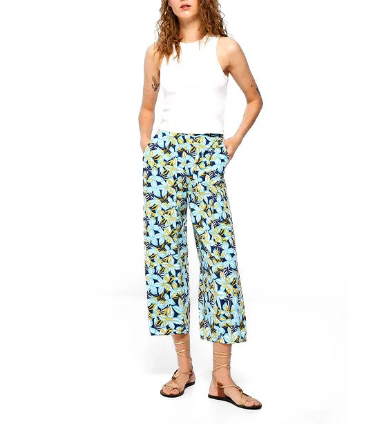 Printed Culotte Pants Printed