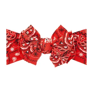 PRINTED FAB: red bandana