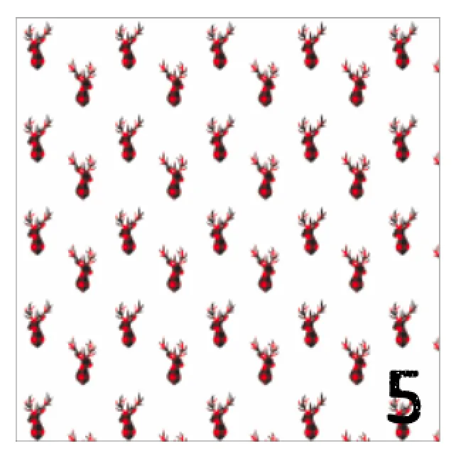 Printed HTV BUFFALO PLAID LUMBERJACK Pattern Heat Transfer Vinyl 12 x 12 inch sheet